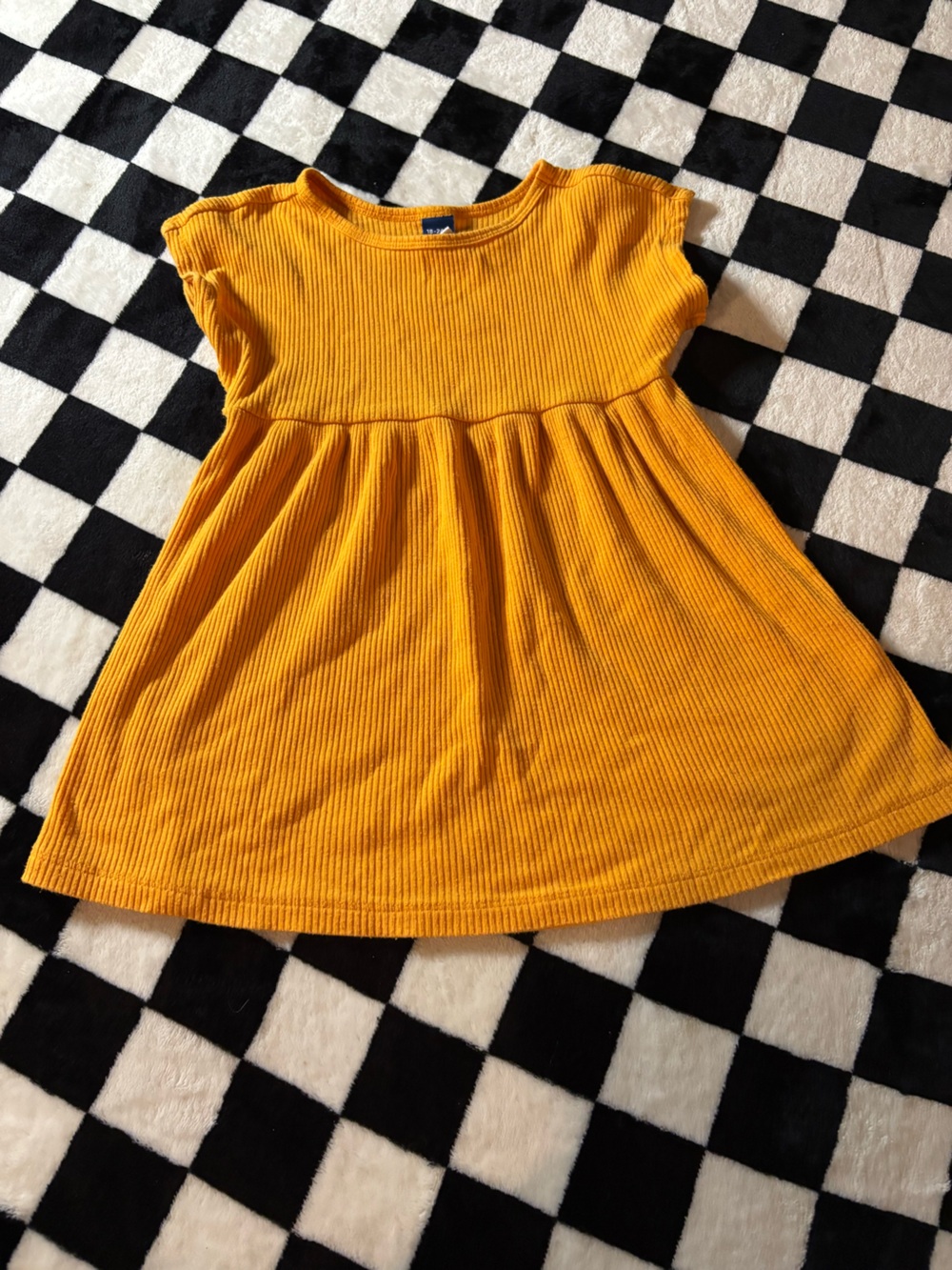 18/24 month Yellow orange ribbed dress